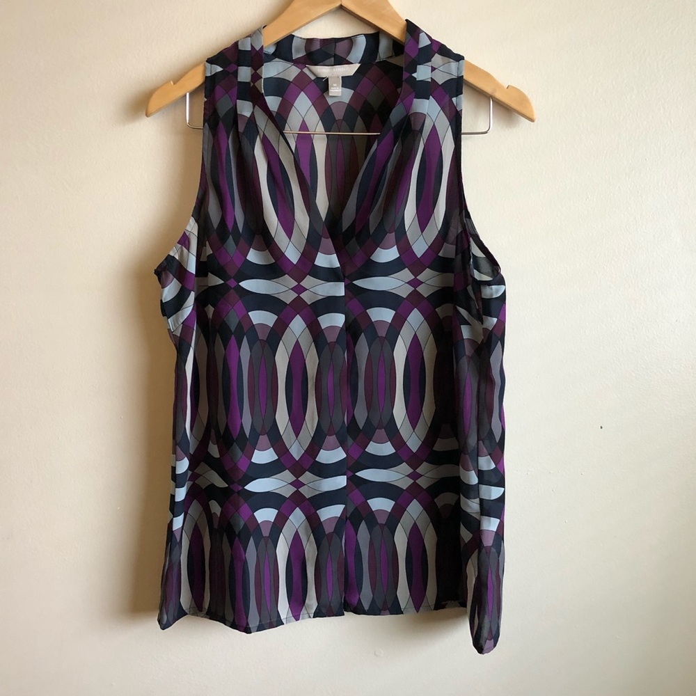 banana republic women’s sleeveless blouse